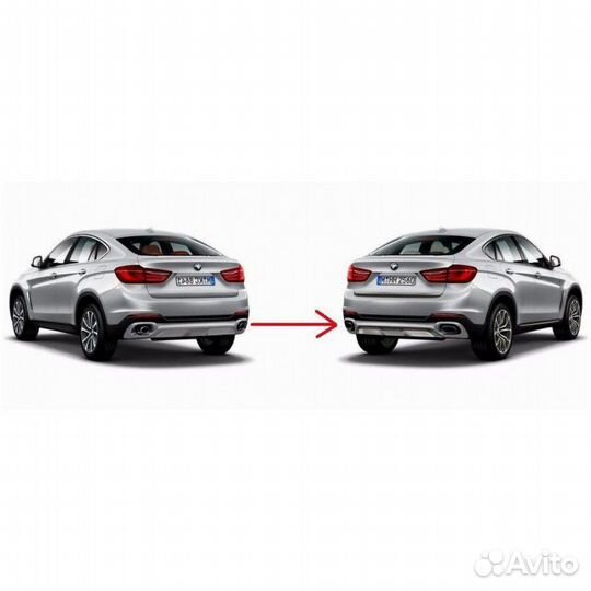 Насадки глушителя M Performance для BMW X6 F16