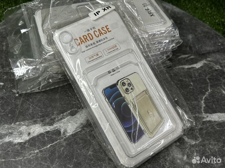 Новый чехол для iPhone XR с картхолдером