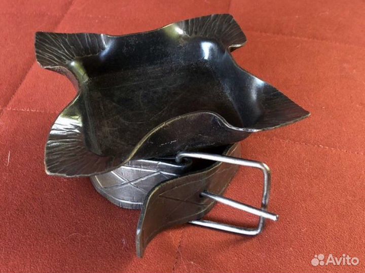 Пепельница ремень, художественная ковка