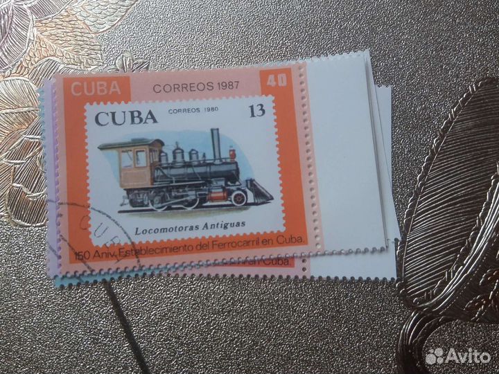 Почтовые марки Cuba 1987г