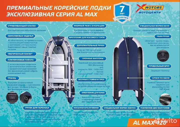 Лодка smarine AL MAX 420