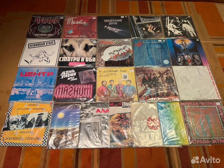 Русский рок виниловые пластинки винил LP