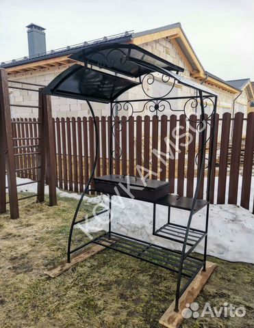 Мангал с крышей