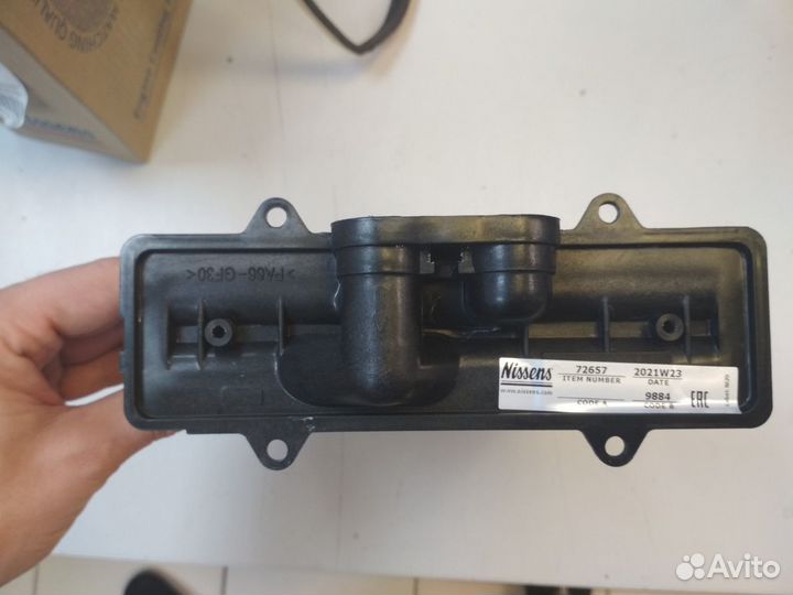 Радиатор печки Nissens 72657. Opel saab