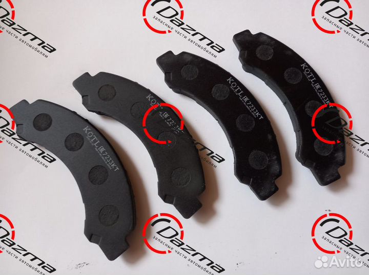 Kotl 7252KT Колодки тормозные isuzu NPR75 евро 5