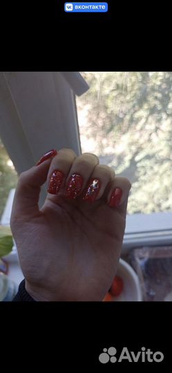 Наращивание ногтей, гель лак