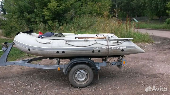 Прицеп для для лодки, Лодка, мотор, тент