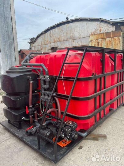 Емкость пластиковая растворный узел кас жку кассет