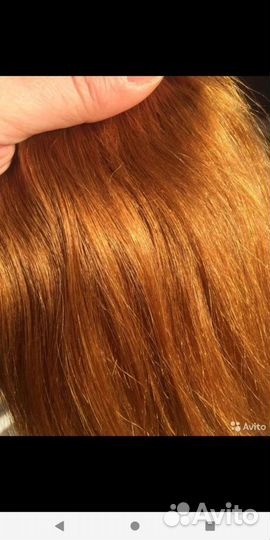 Волосы натуральные на заколках