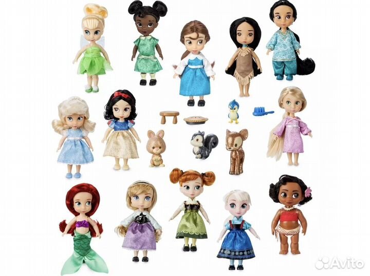 Большой набор кукол Принцессы Disney Animators