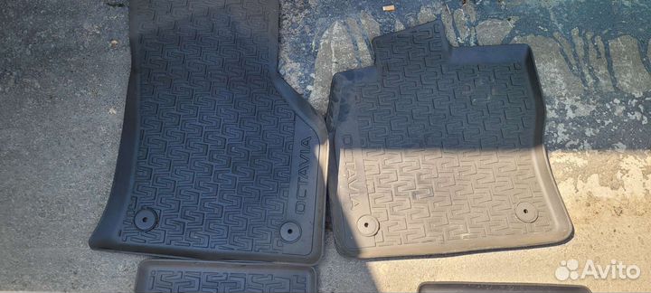 Ковры салона и багажника октавия а7