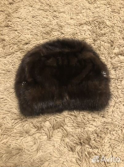Шапка норковая женская