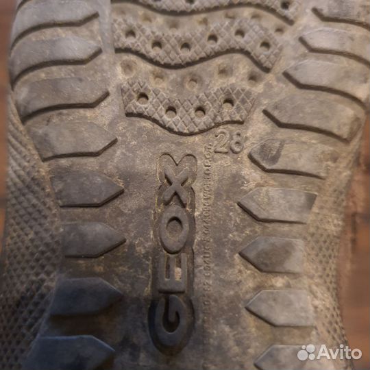Ботинки для девочки Geox Respira замшевые