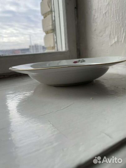 Глубокие суповые тарелки фарфор