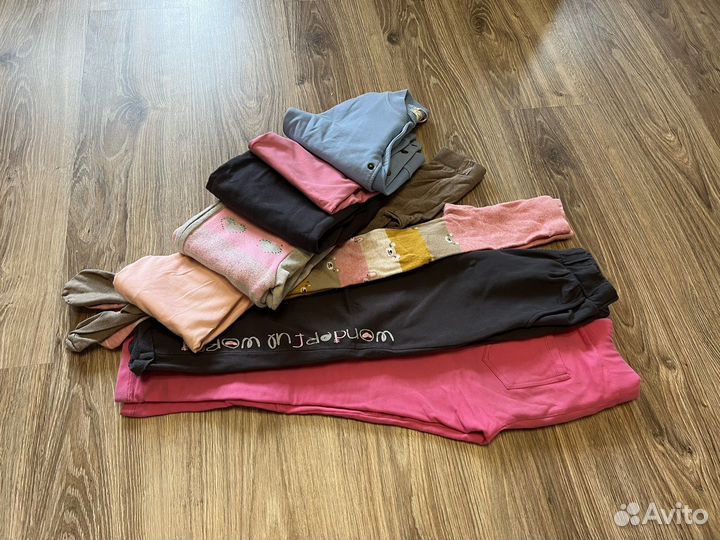 Вещи доя девочки пакетом, р.110-116