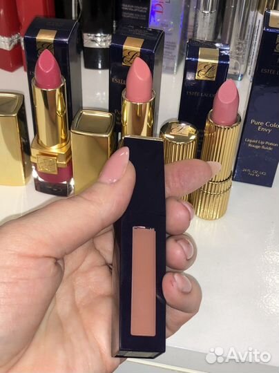 Помада и блеск Este Lauder