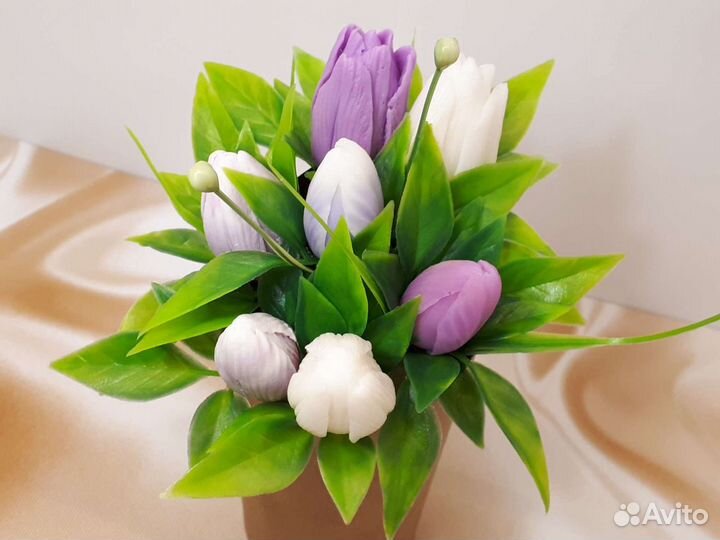 Букет из тюльпанов