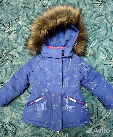 Зимний костюм на девочку 98
