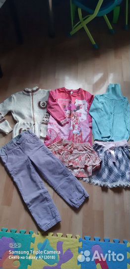 Вещи на девочку рост 116