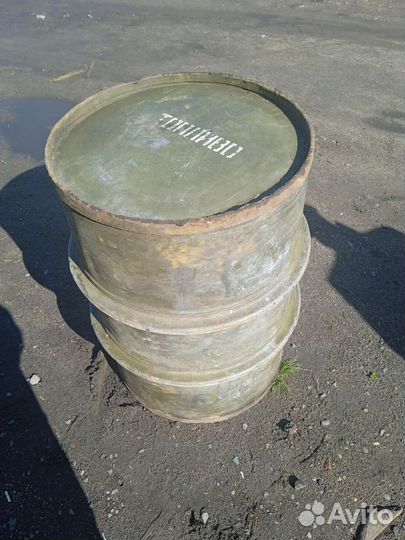 Бочка металлическая бу 200л