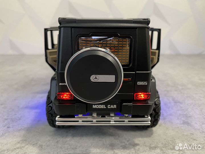 Машинка металлическая mersedes gelentvagen. Дым А
