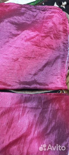 Комплект шторы и тюль на кухню б/у