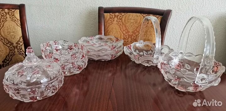 Посуда, вазочки для конфет и печенья