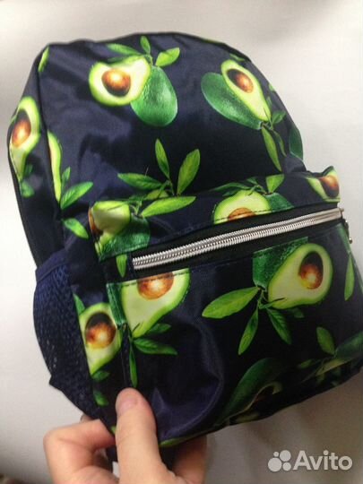 Рюкзак Авокадо 21х10х30 см для девочек Новый
