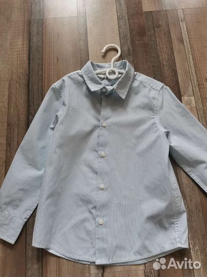 Рубашка hm и брюки на мальчика 110
