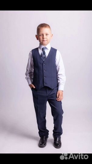 Школьная форма для мальчика 128 синяя
