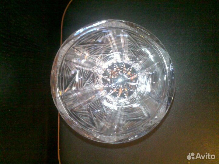 Советский хрусталь.Подносы металлические