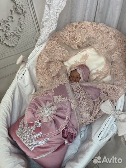 Конверт одеяло на выписку осень