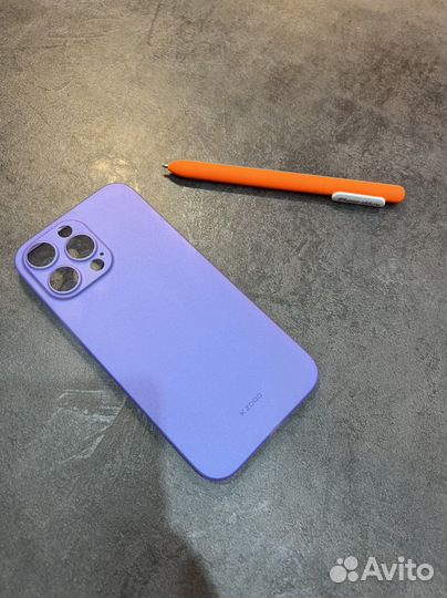 Чехол Kzdoo Air Skin для iPhone 14 Pro Purple