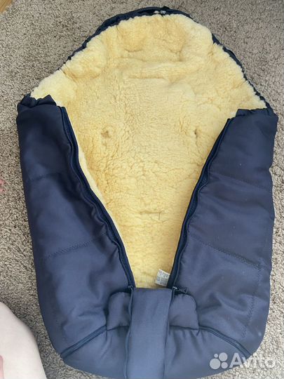 Конверт зимний на овчине womar