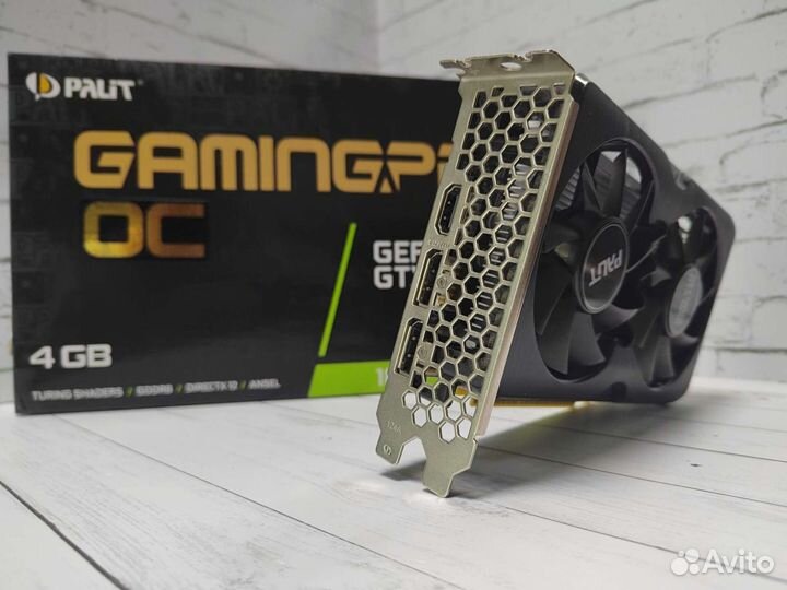 Видеокарта Palit GeForce GTX 1650 GamingPro OC 4Gb