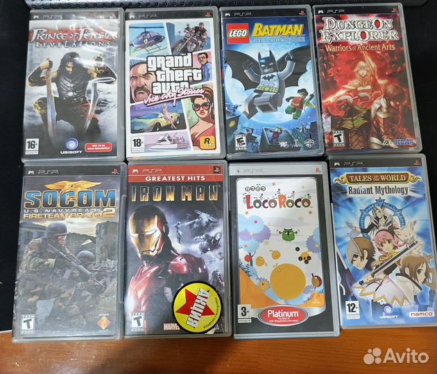 Лот игр на psp
