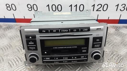 Магнитола hyundai santa FE 2 (5UK06I401)