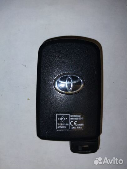 Ключ зажигания Toyota Оригинал