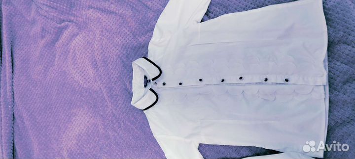 Школьные рубашки для девочки 146