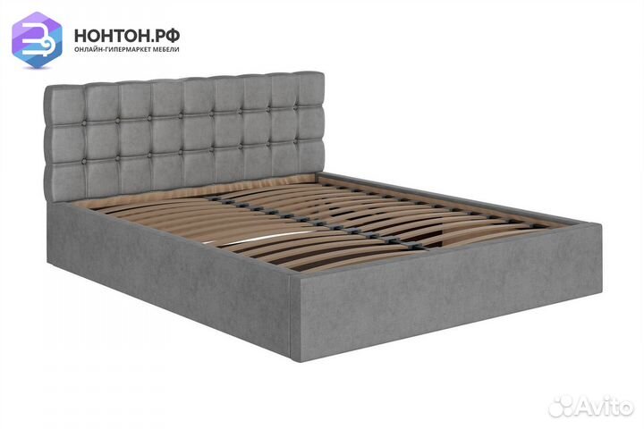 Кровать Андромеда 1.6 м серая