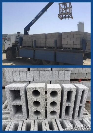 Блок муровой, Керамзитоблок, Шлакоблок, Полублок