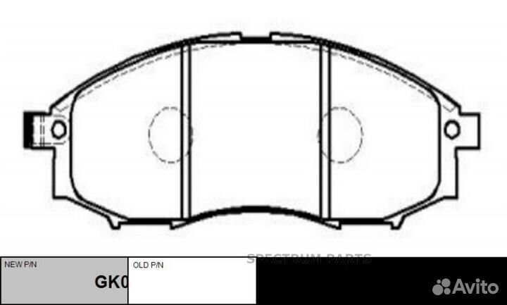 CTR GK0726 Колодки CTR GK0726 (CKN-11)