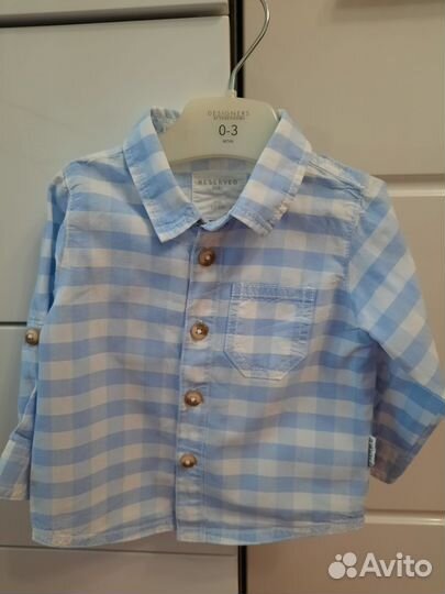 Рубашка доя мальчика 62см