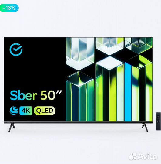 Телевизор sber сбер 50 sber qled 4k 50uq5230t