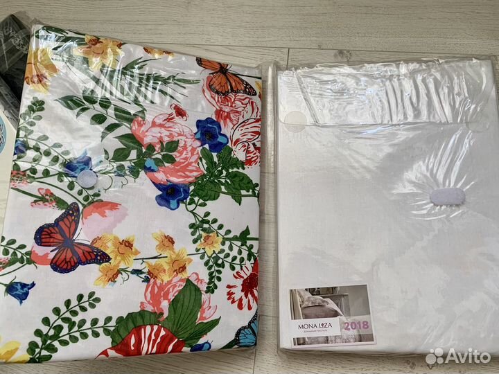 Комплект постельного белья евро и 2 хлопок