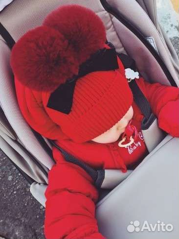 Шапка весна осень 44-46