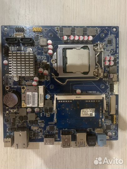 Материнская плата с процессором и озу