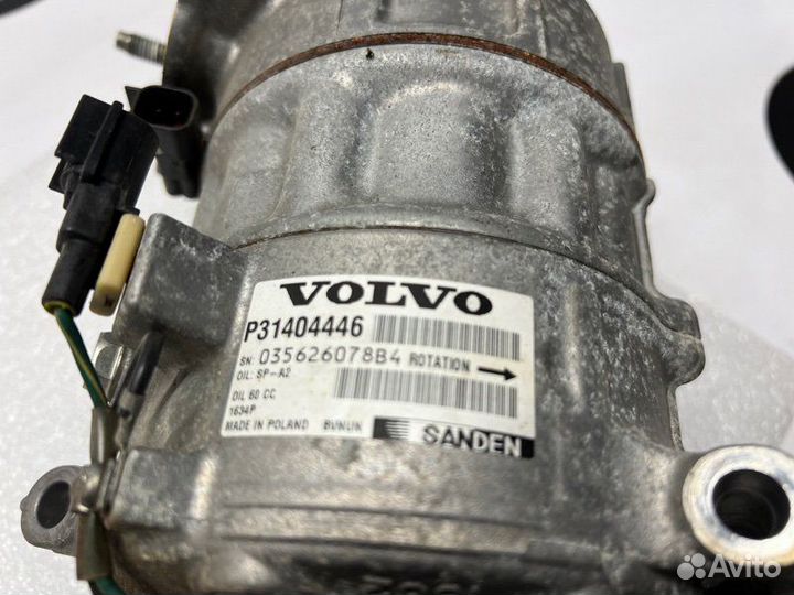 Компрессор кондиционера Volvo Xc90 B4204T26 2018