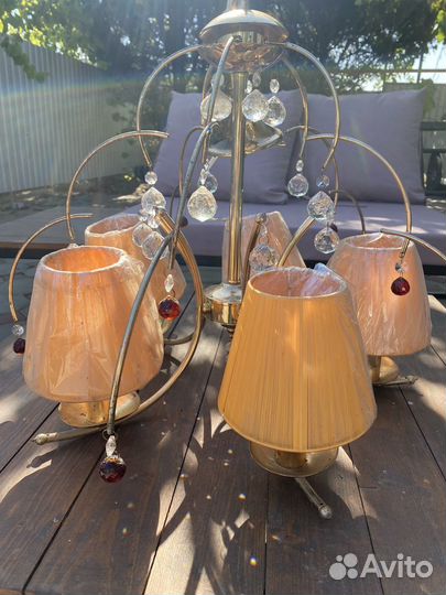 Люстра потолочная бу