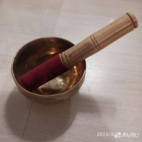 Кованная медная поющая чаша 10,5 см